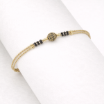Elegant Black Bead Bracelet for Daily Wear